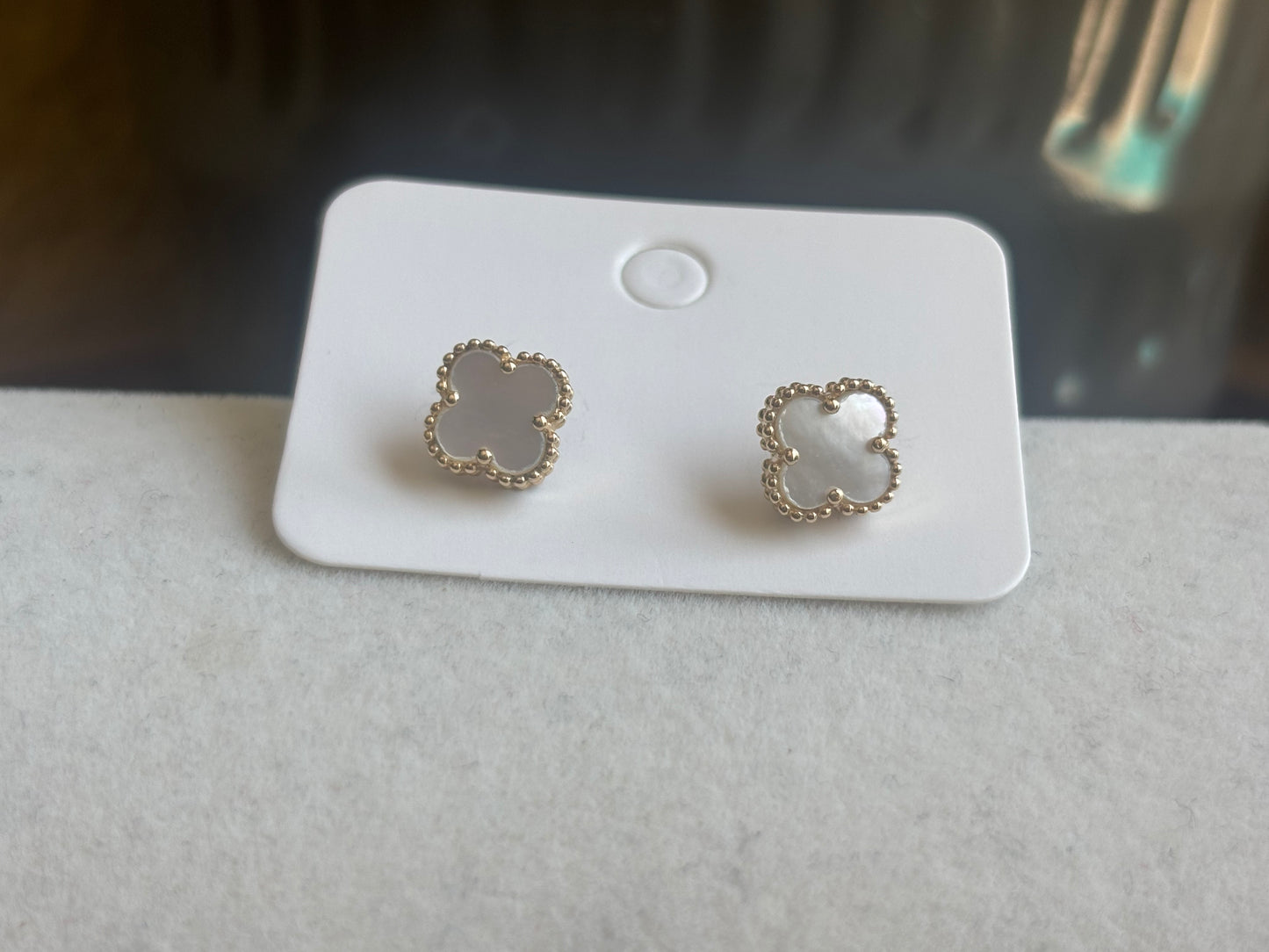 18K Real Gold Earrings