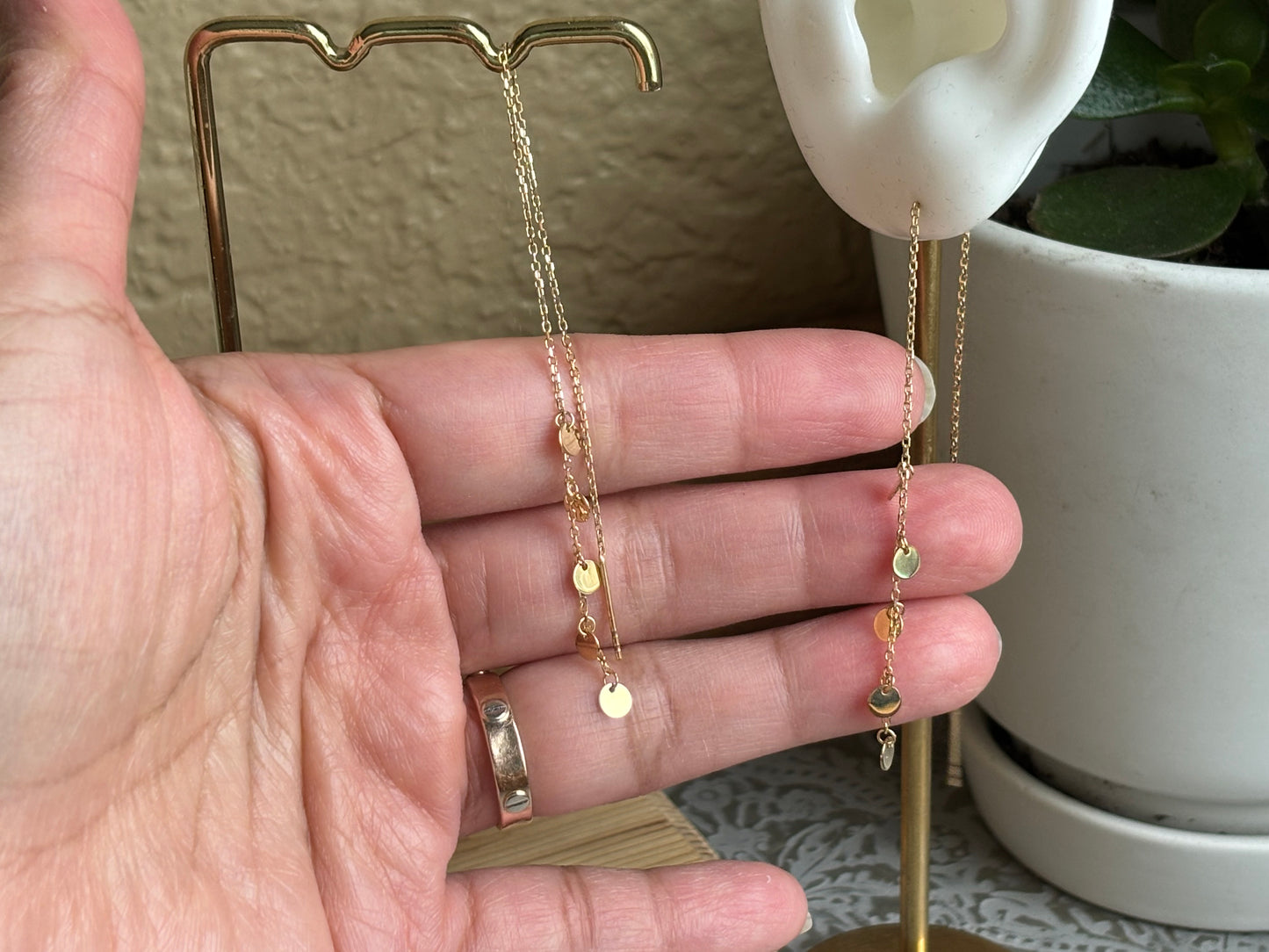 18K Real Gold