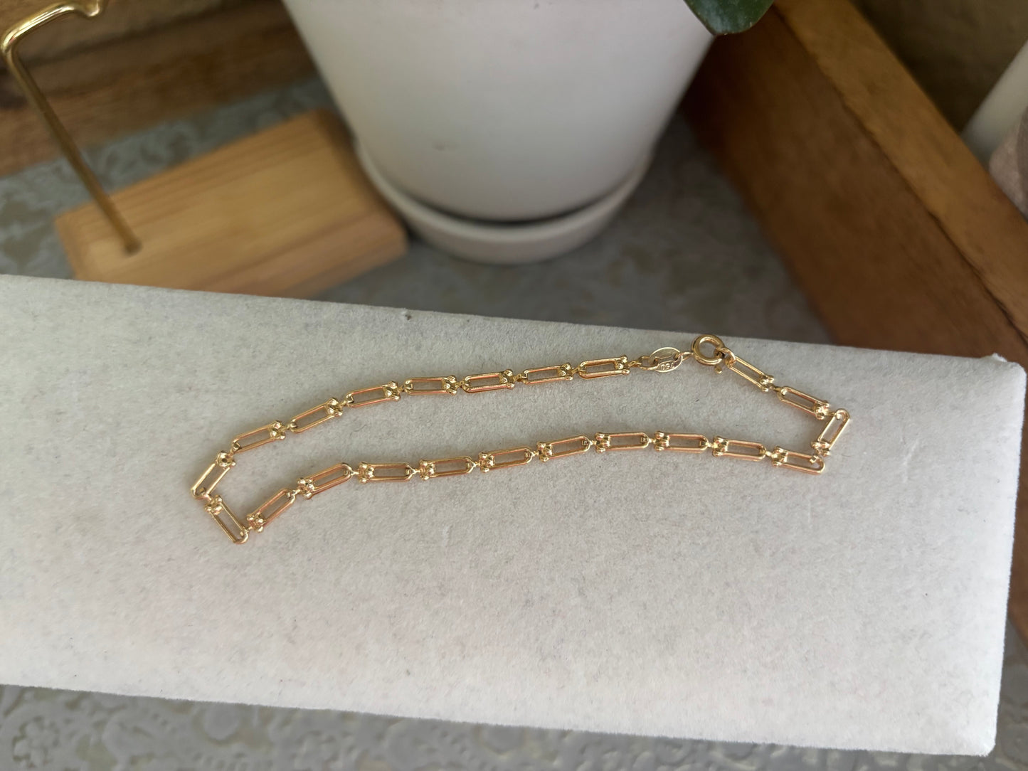 18K Real Gold Bracelet