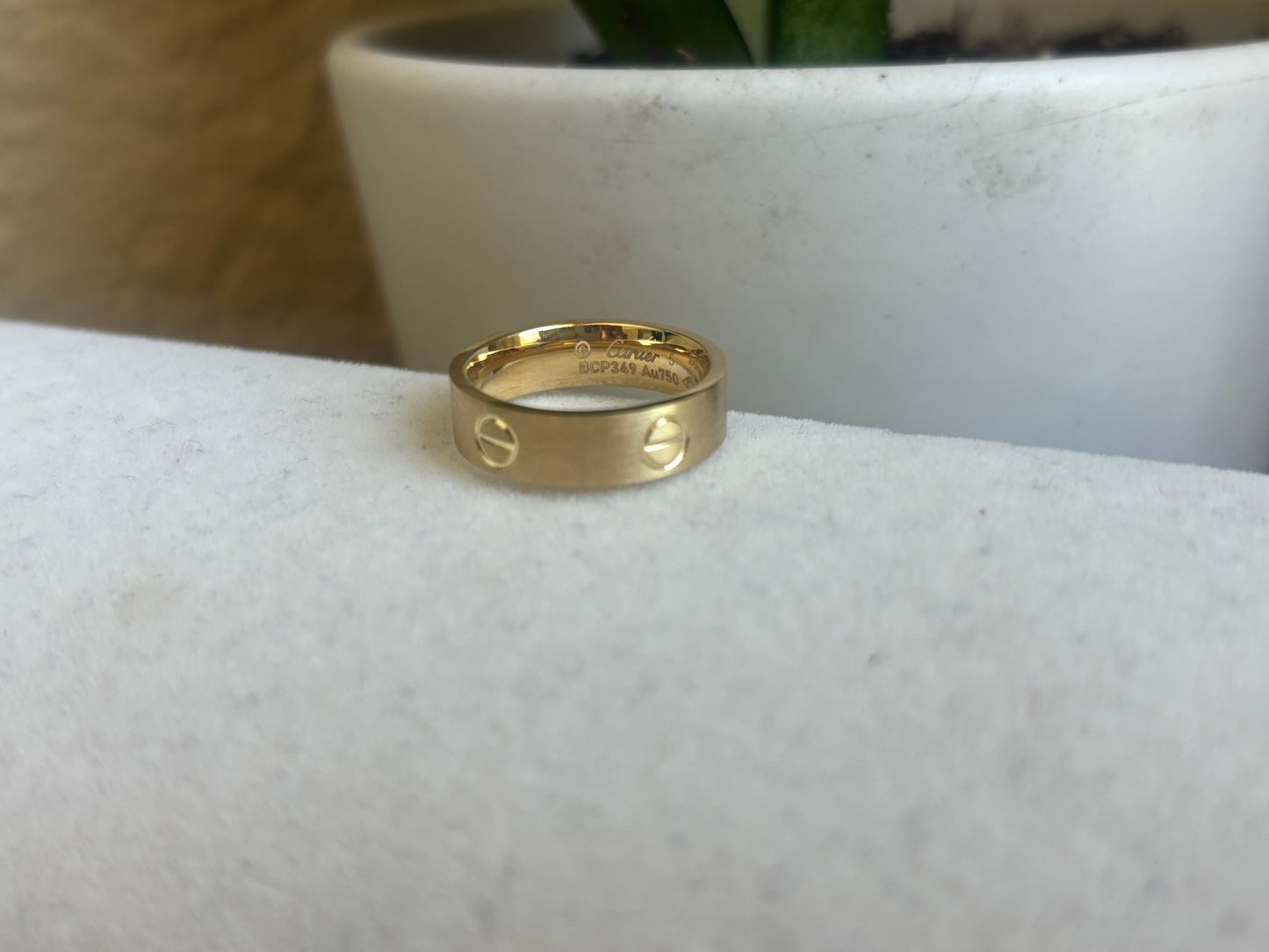 18K Real Gold Ring