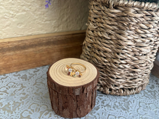 18K Real Gold ring Sz 7