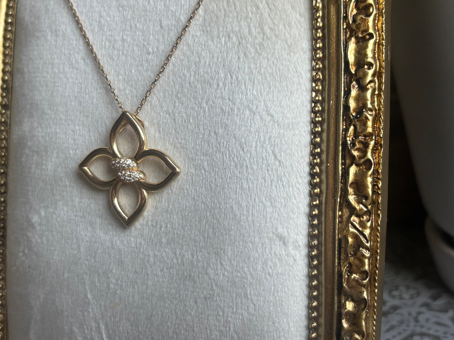 18K Real Gold Necklace
