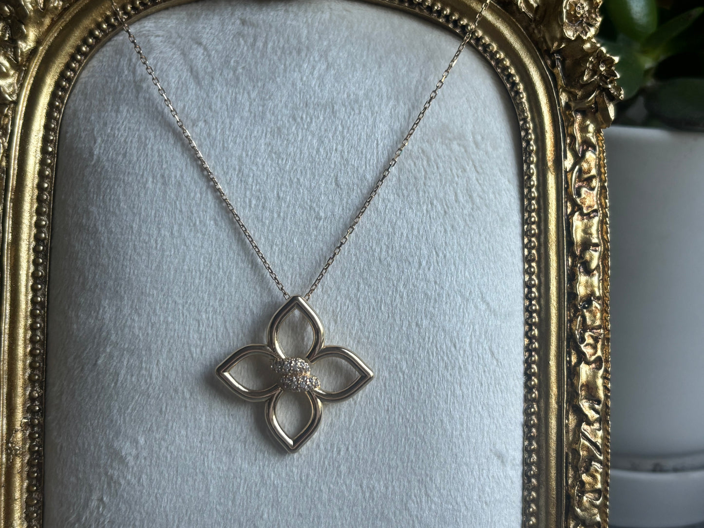 18K Real Gold Necklace