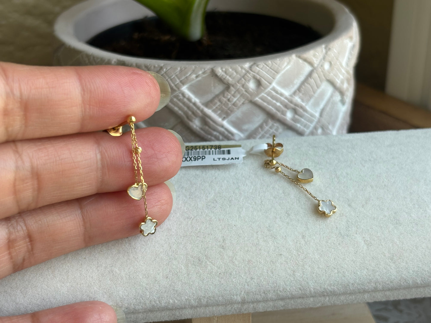 18K Real Gold Dangling