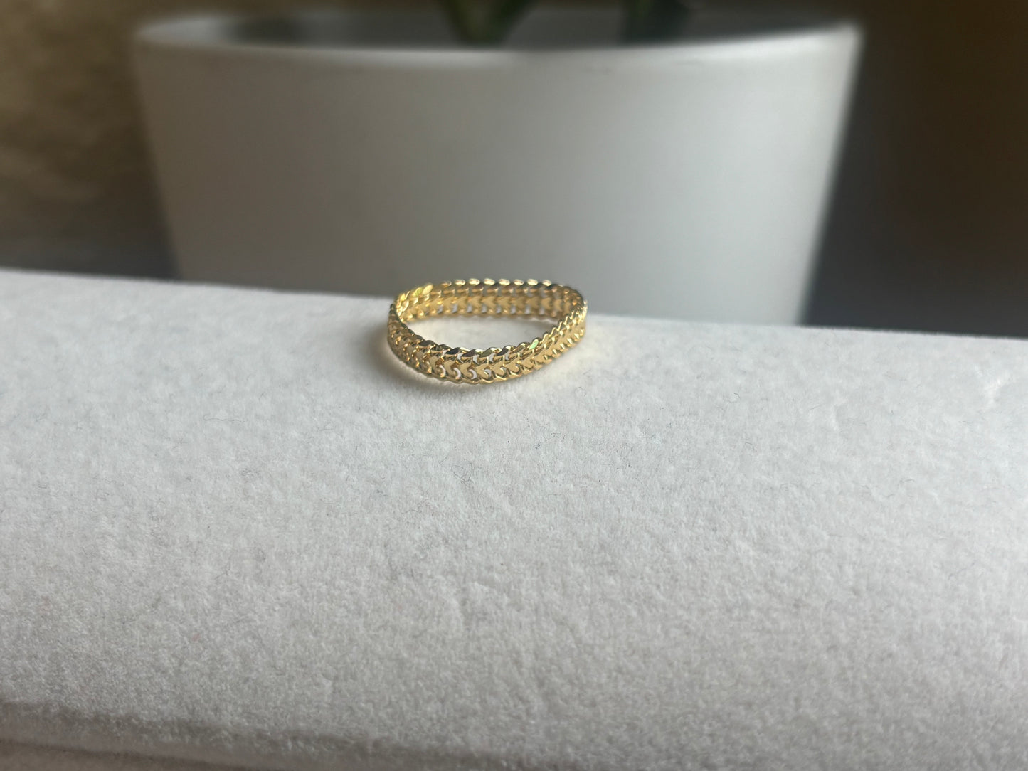 18K Real Gold Ring