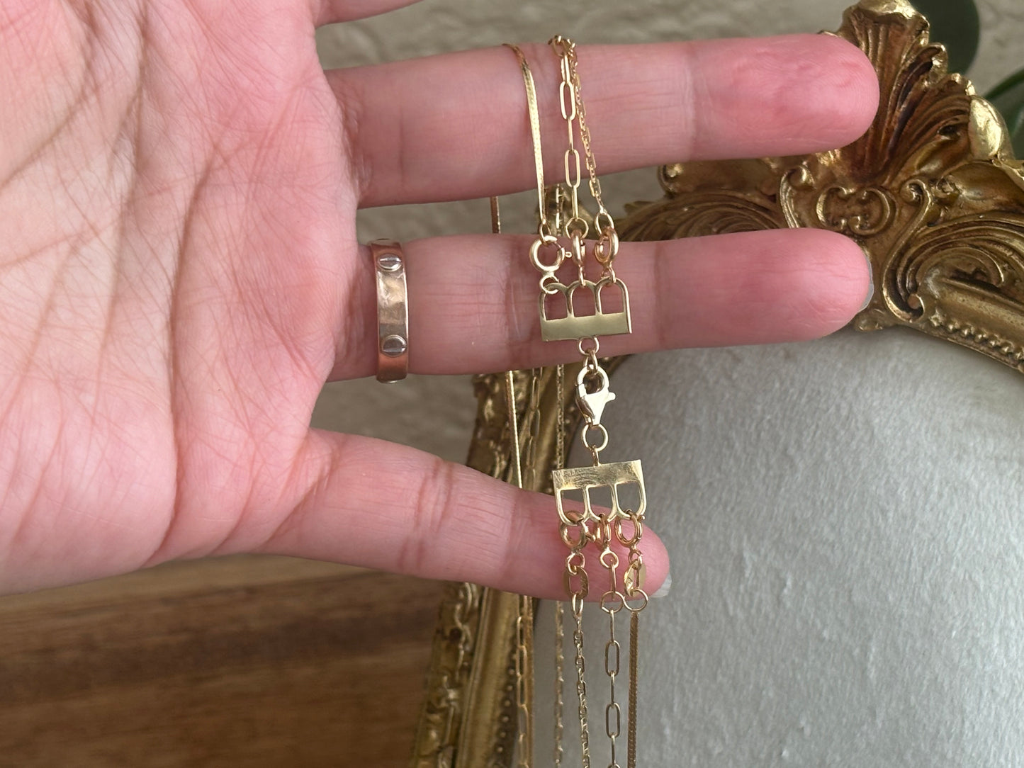 18K Real Gold