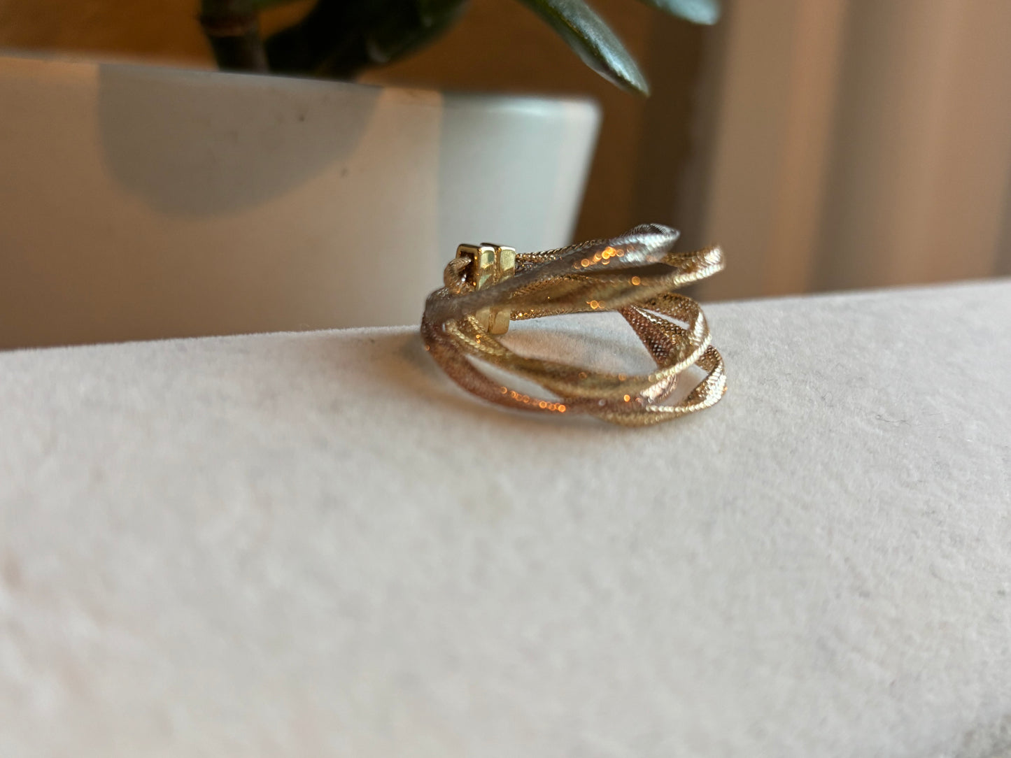18K Real Gold Ring