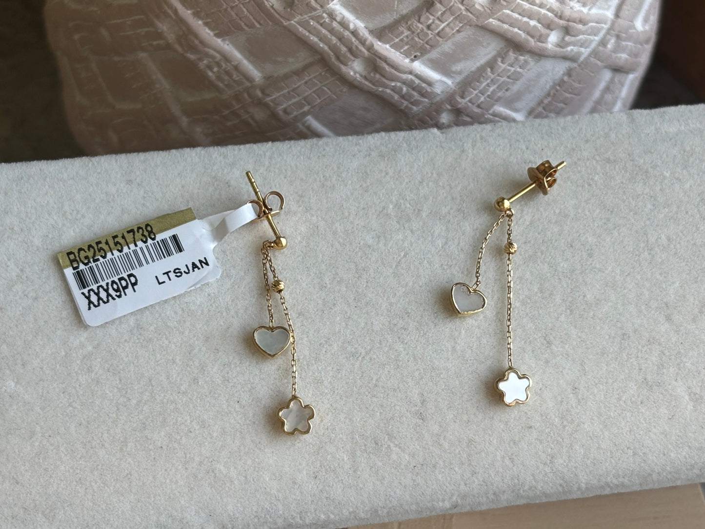 18K Real Gold Dangling