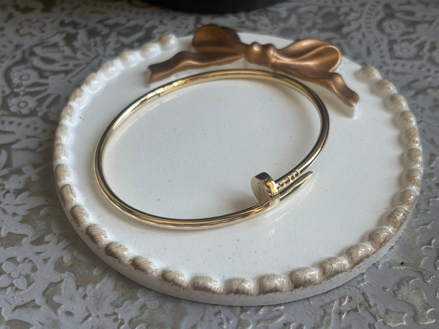 18K Real Gold Bangle