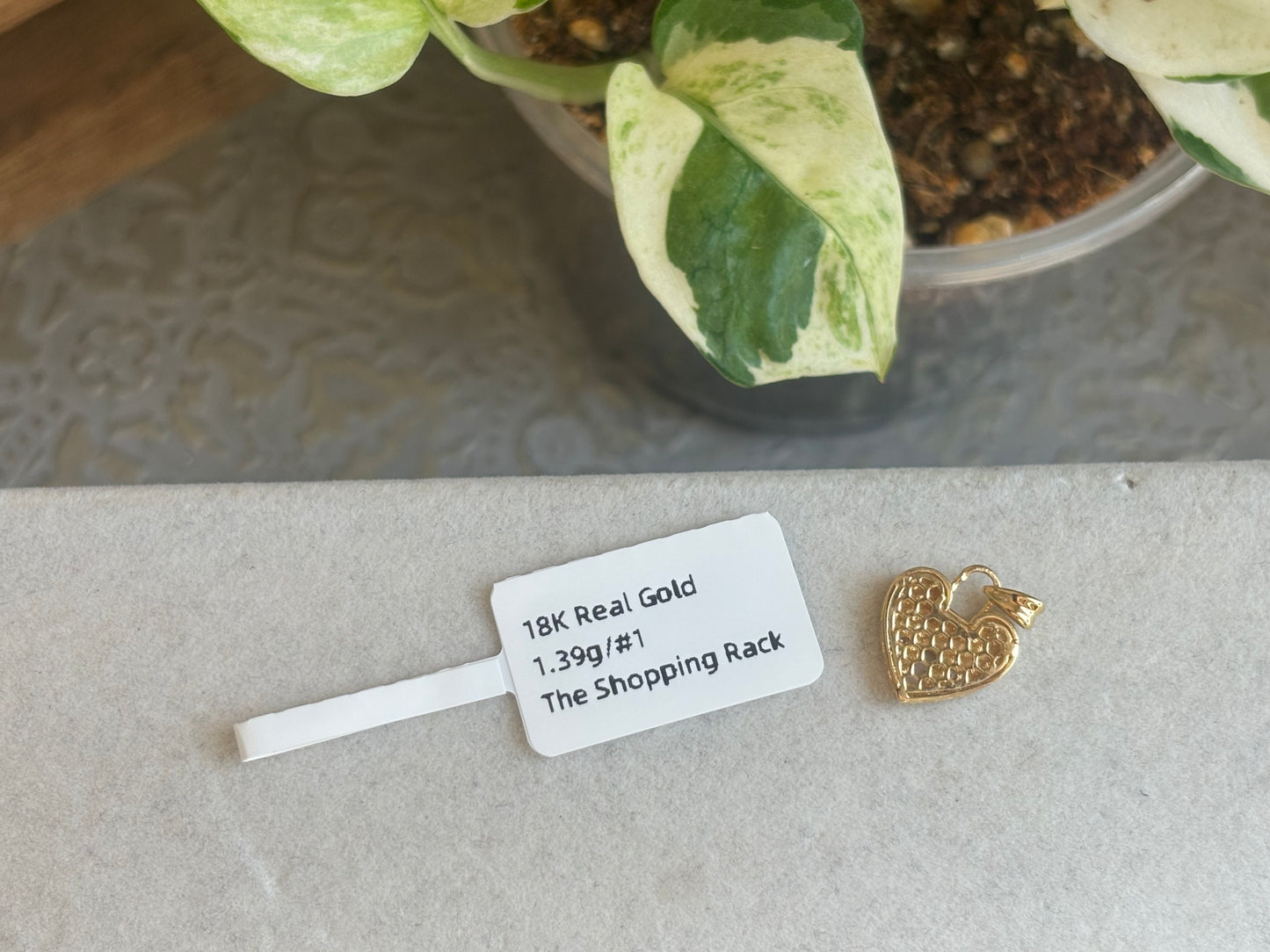 18K Real Gold Pendant #1