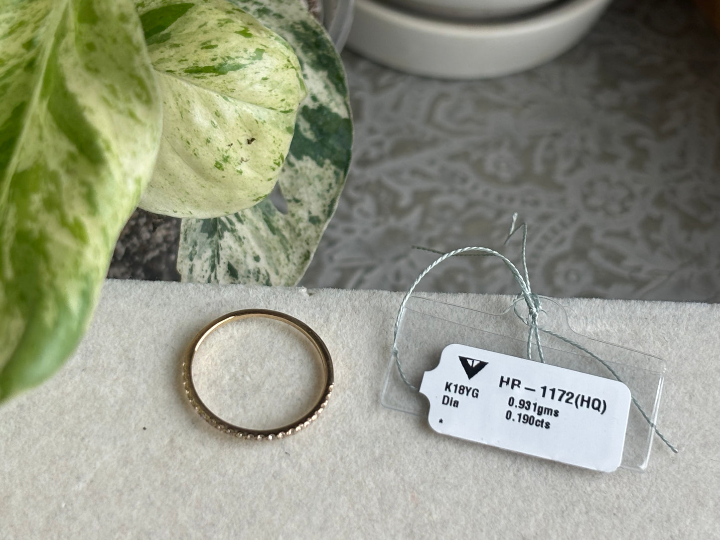 18K Real Gold Ring