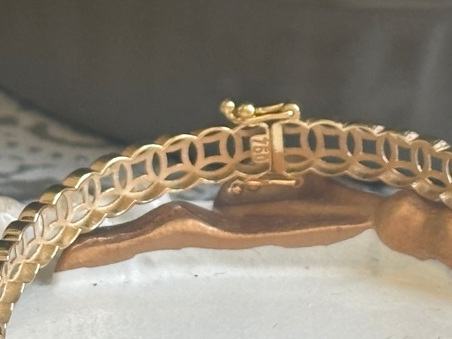 18K Real Gold Bangle