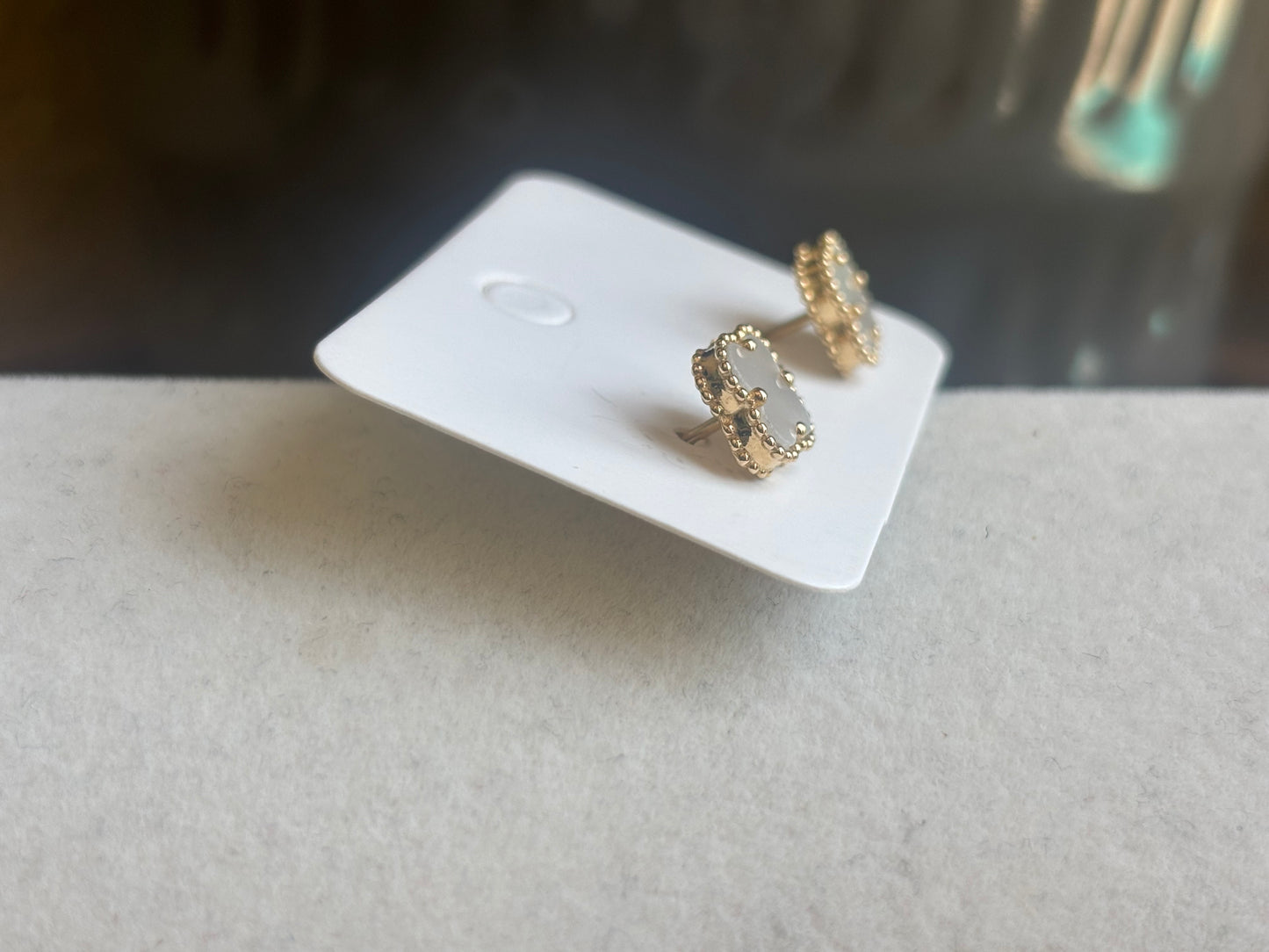 18K Real Gold Earrings