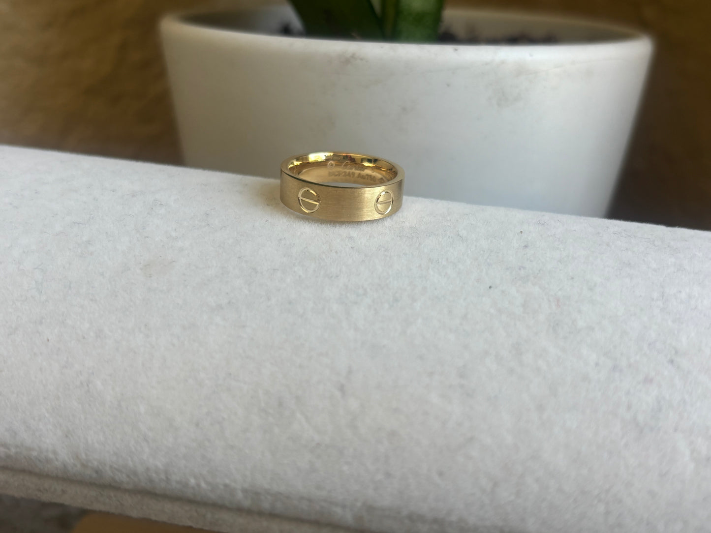 18K Real Gold Ring