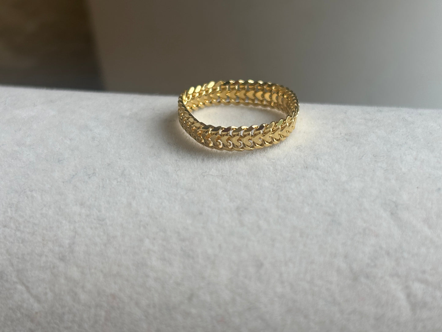18K Real Gold Ring