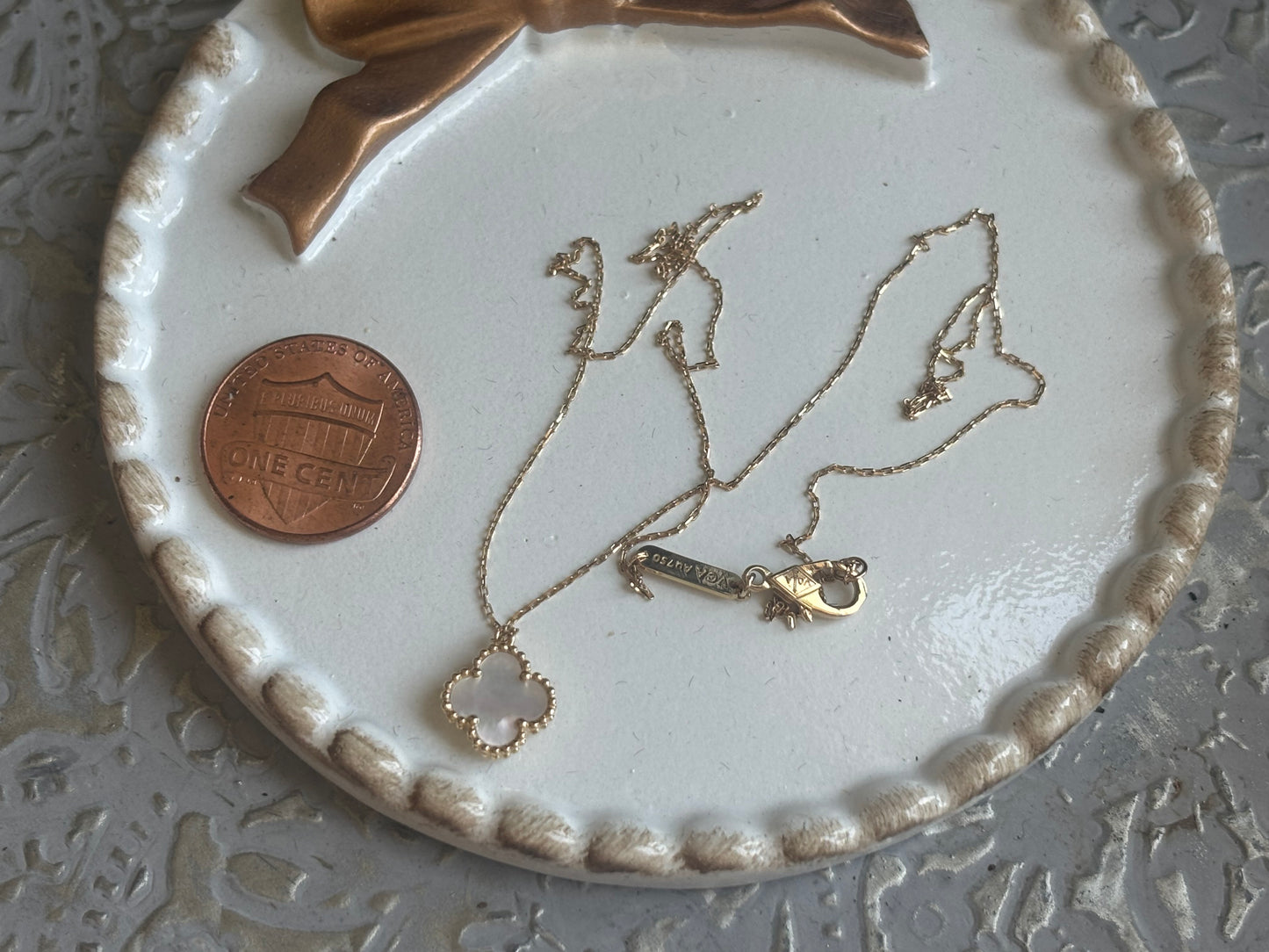 18K Real Gold Necklace
