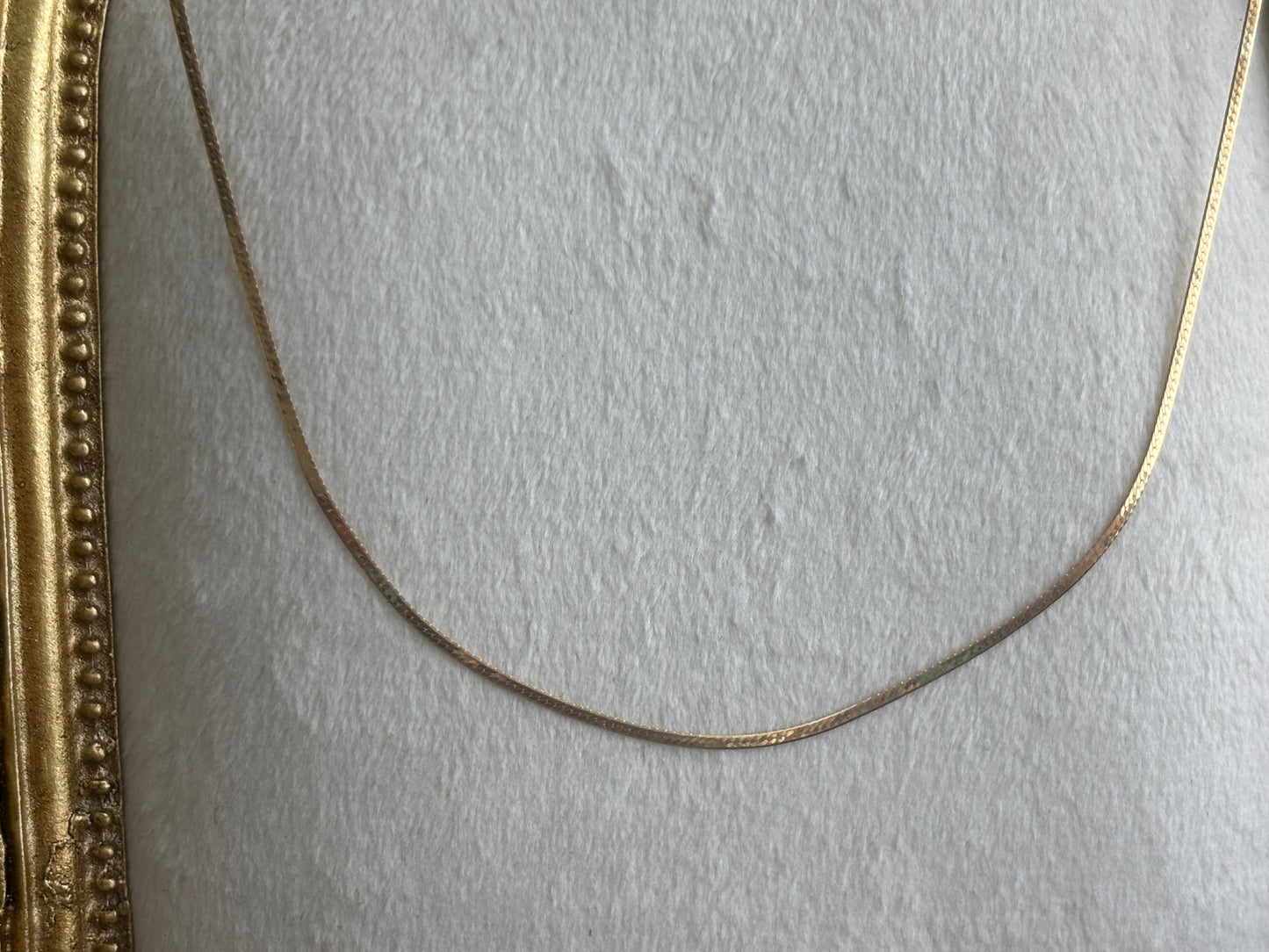 18K Real Gold Jade Chain 18