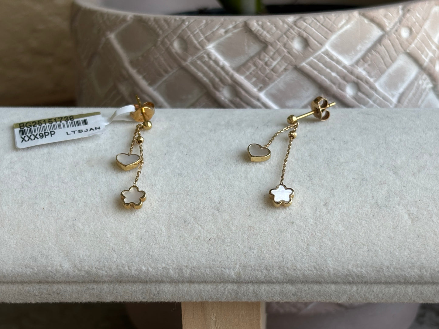 18K Real Gold Dangling