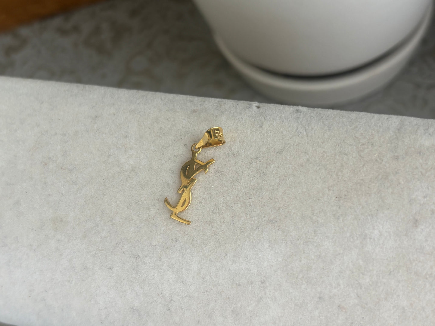 18K Real Gold Pendant