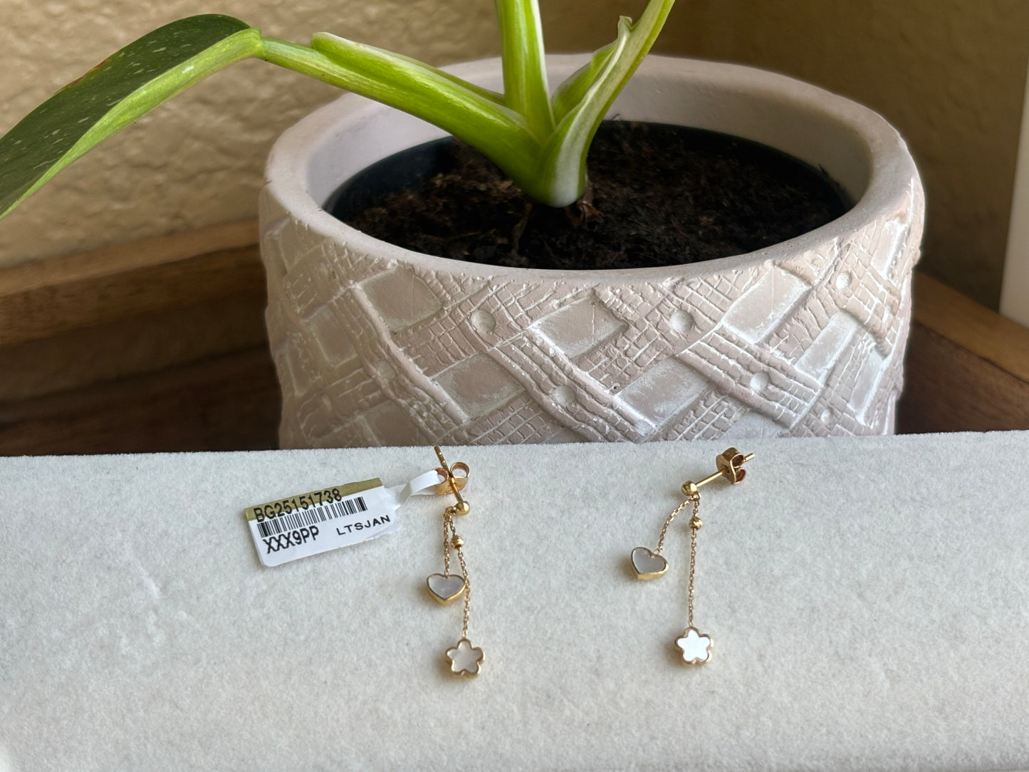 18K Real Gold Dangling