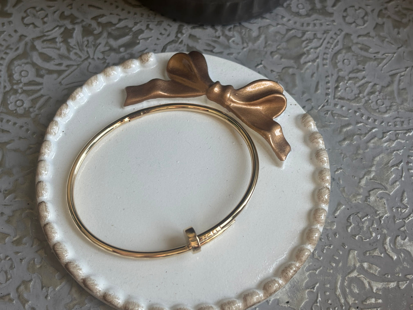 18K Real Gold Bangle