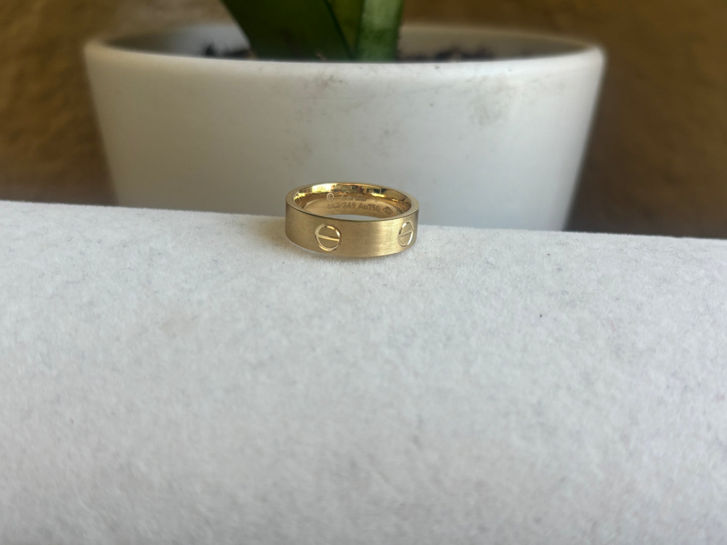18K Real Gold Ring