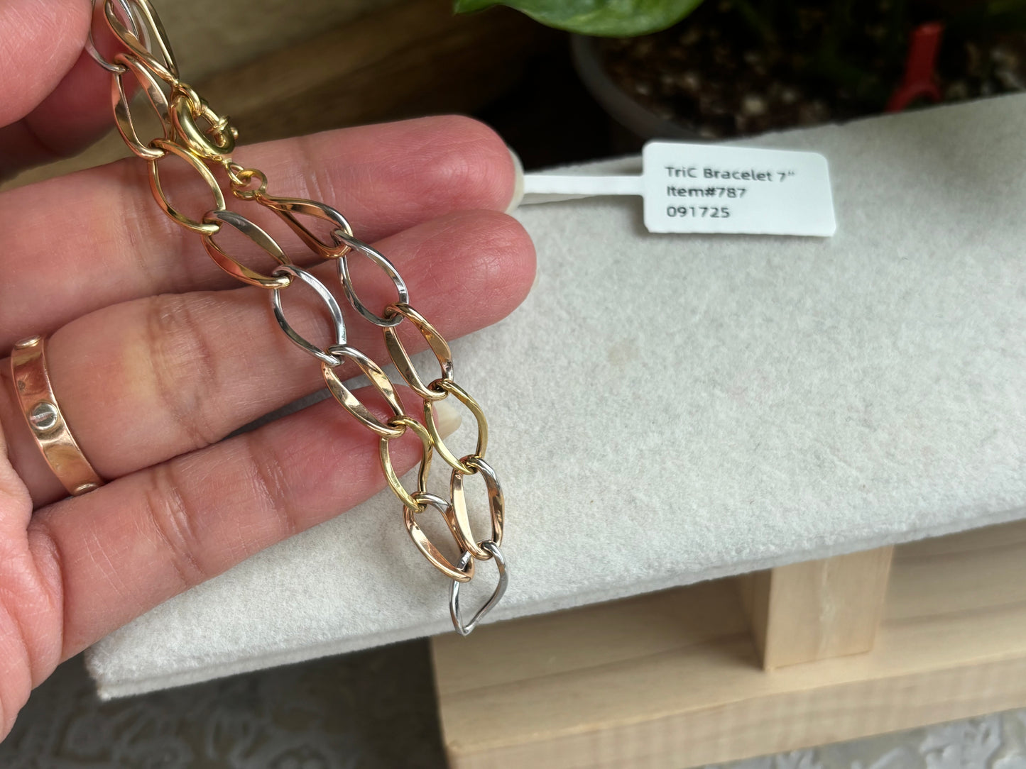 18K Real Gold Bracelet