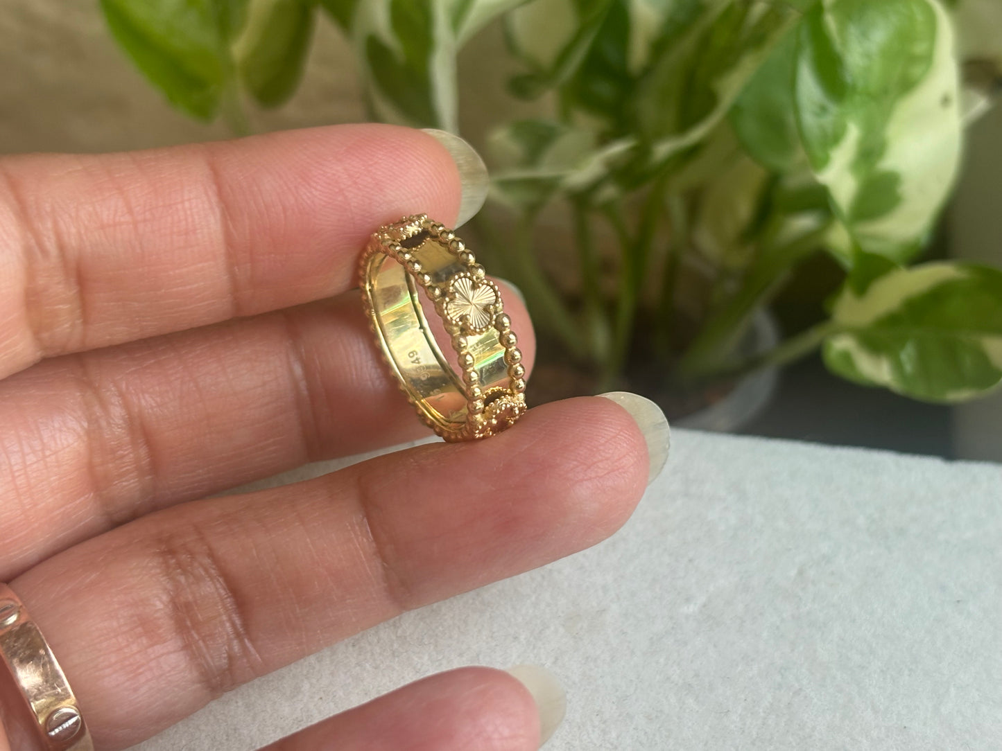 18K Real Gold Ring s7