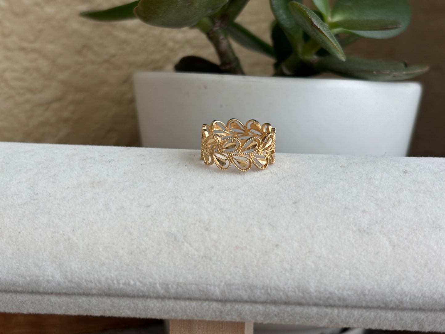 18K Real Gold