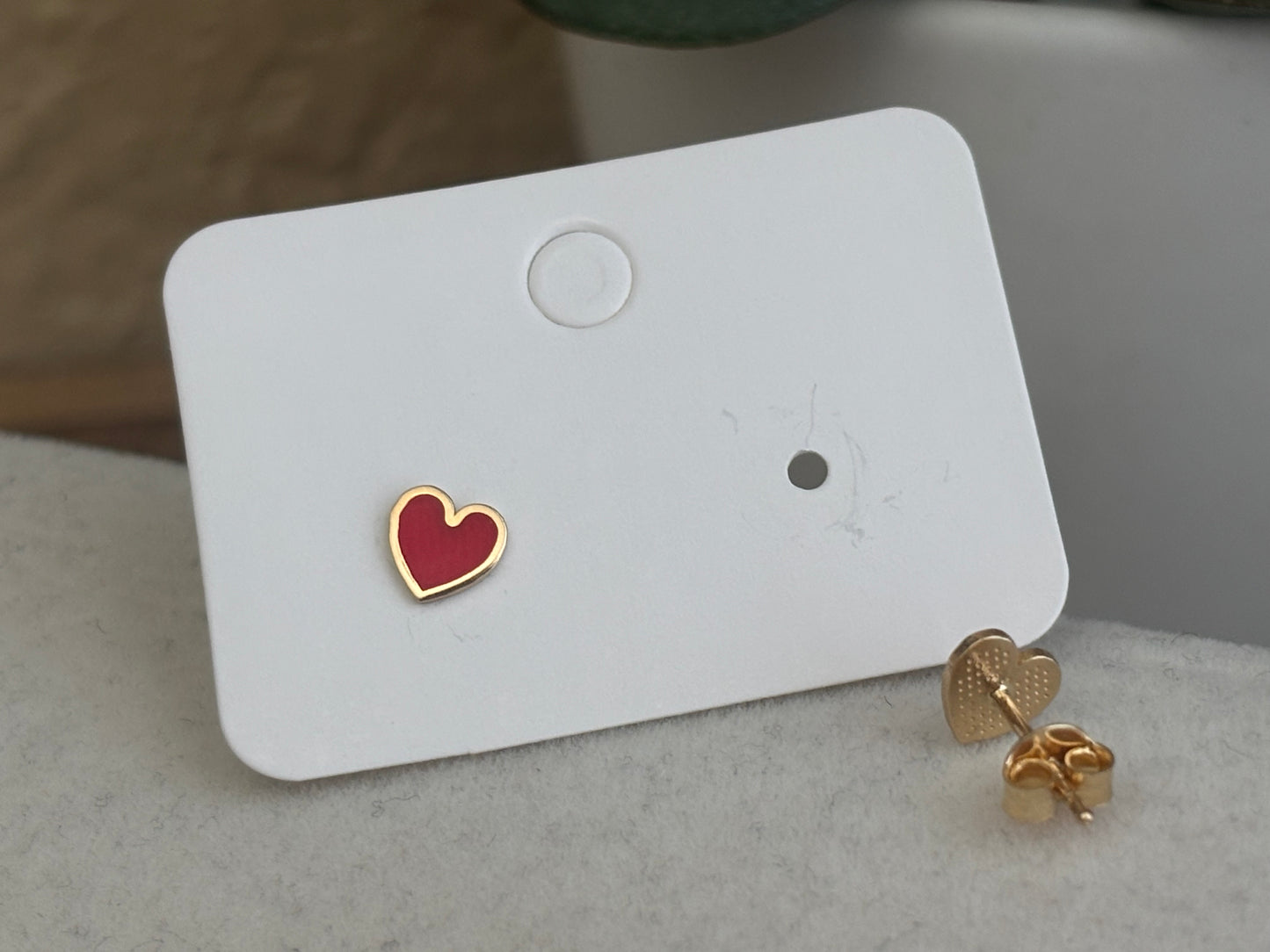 18K Real Gold Kids Earrings