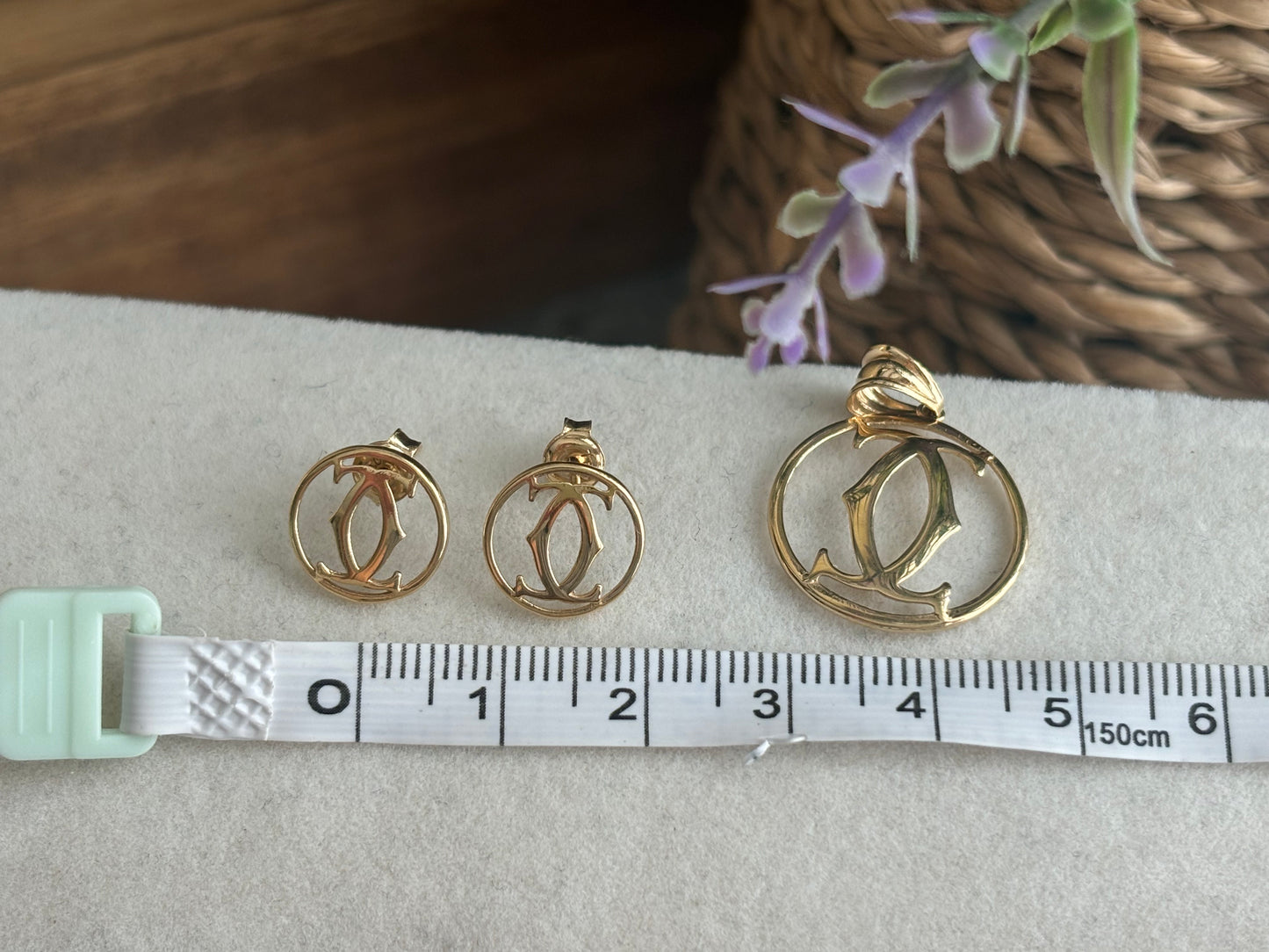 18K Real Gold Set