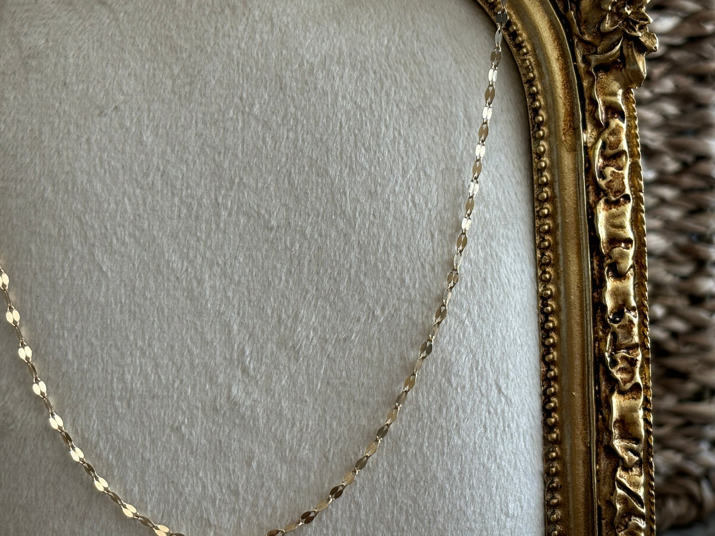 18K Real Gold Chain Necklace