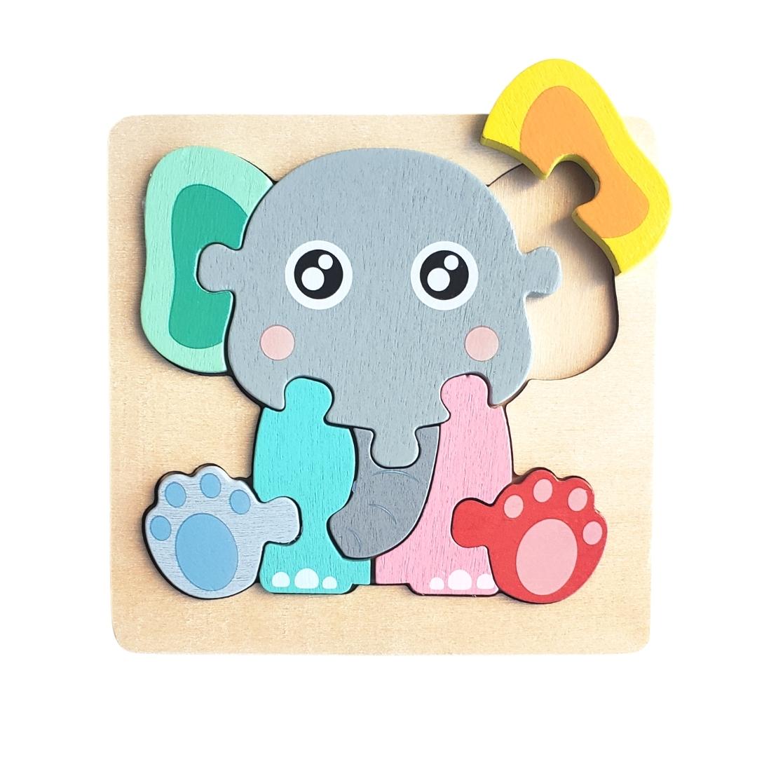 New! 5 set of Wooden Puzzle for kids