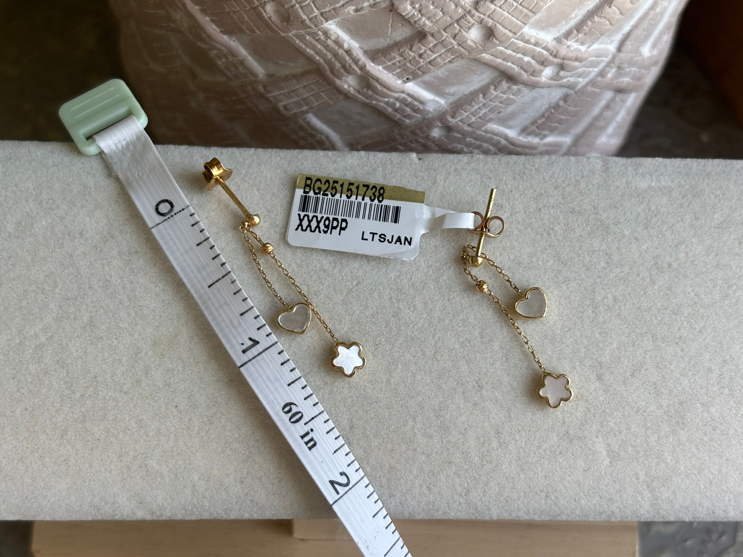 18K Real Gold Dangling