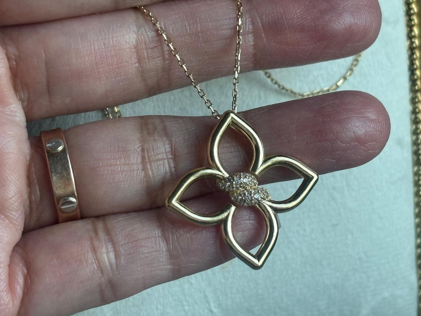 18K Real Gold Necklace