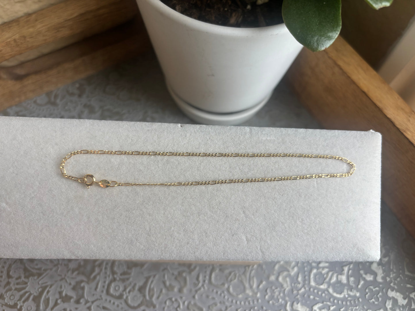 18K Real Gold ANKLET