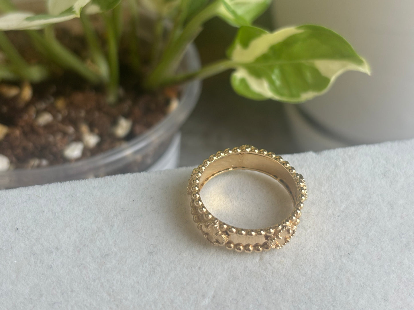 18K Real Gold Ring s7