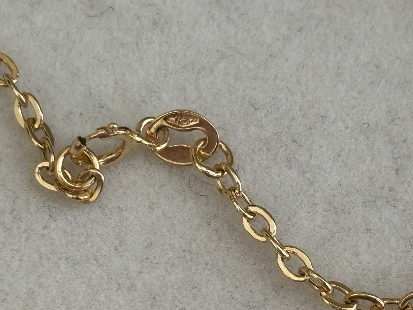 18K Real Gold Kids Bracelet