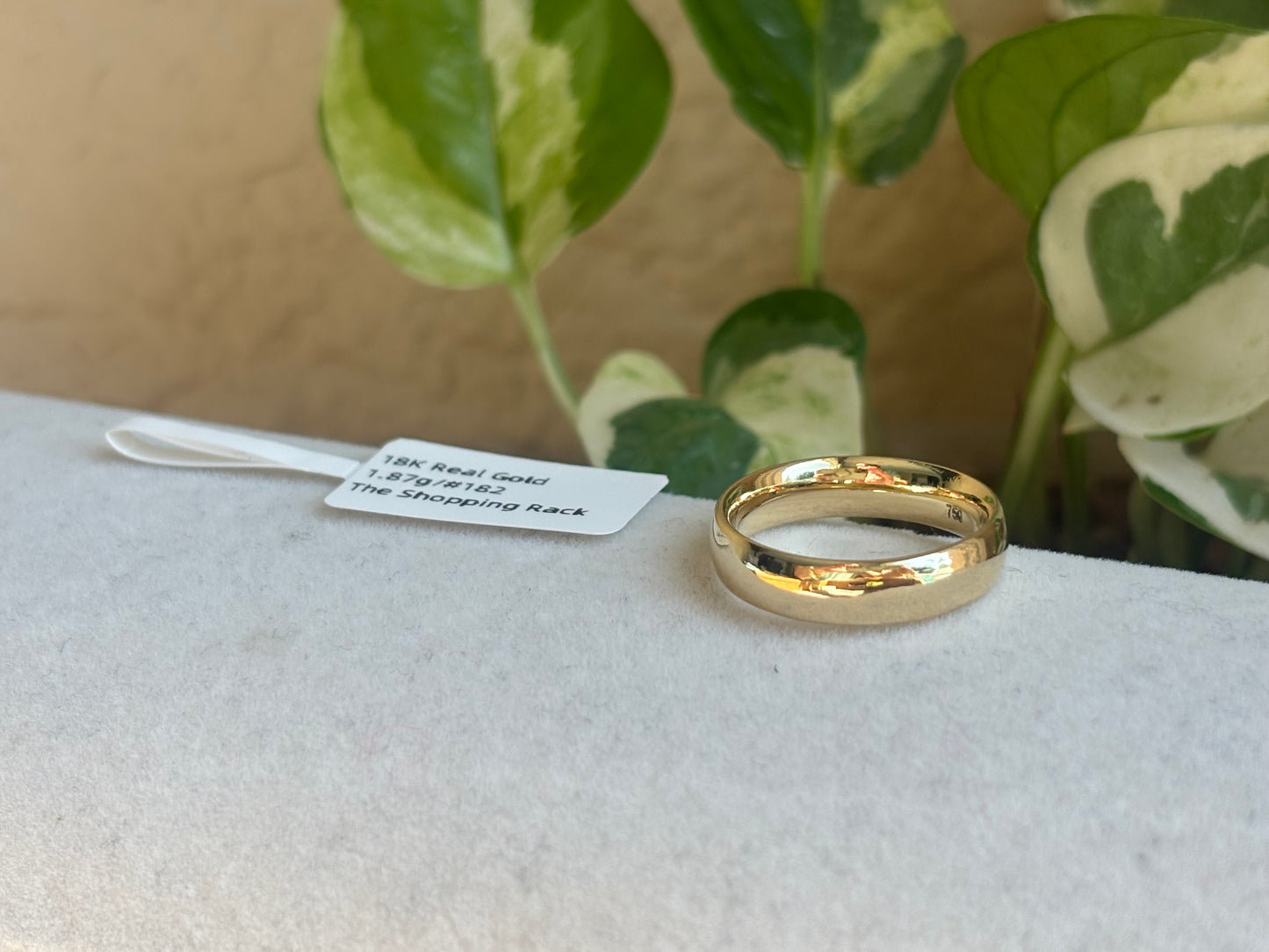 18K Real Gold
