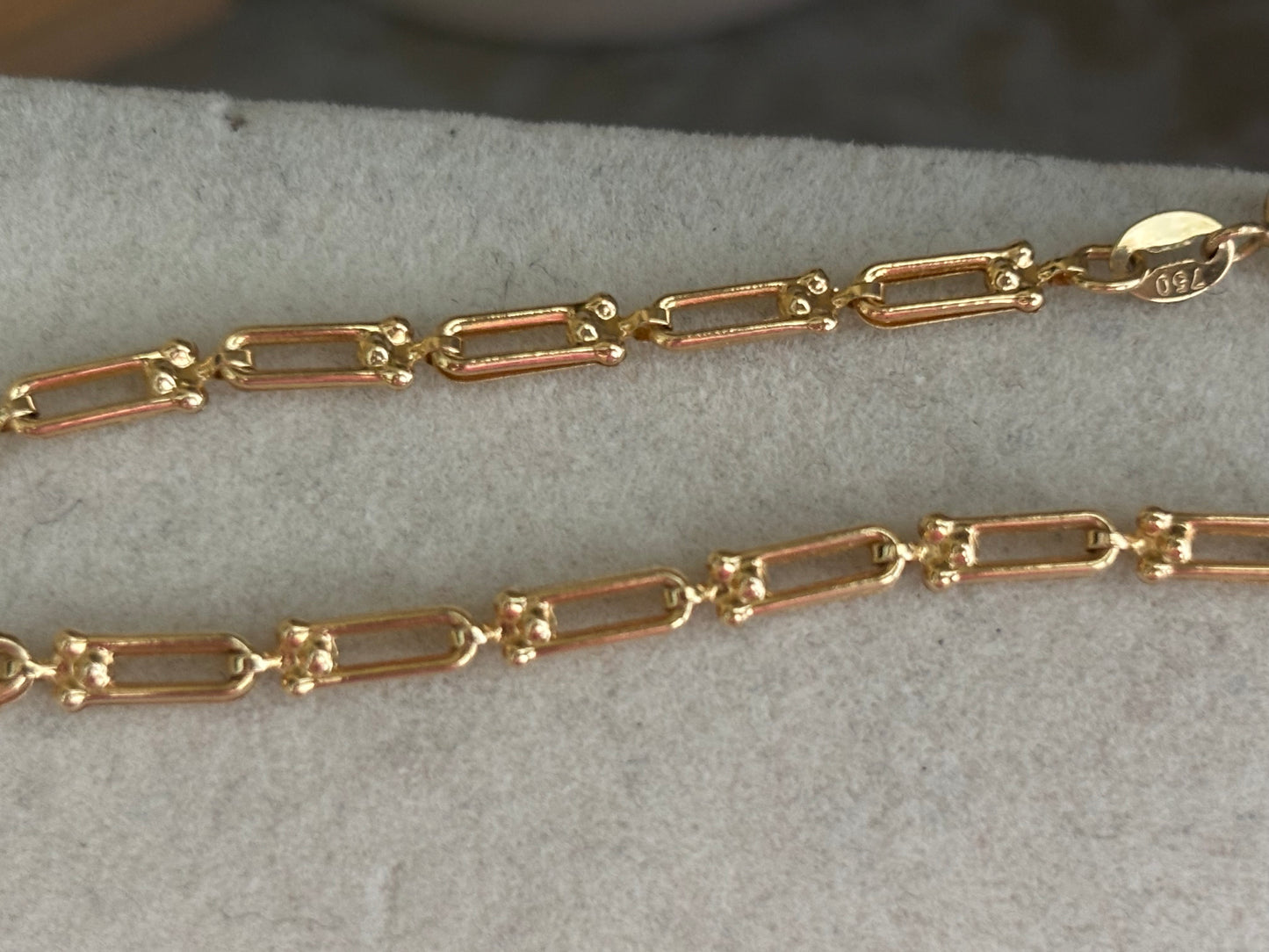 18K Real Gold Bracelet