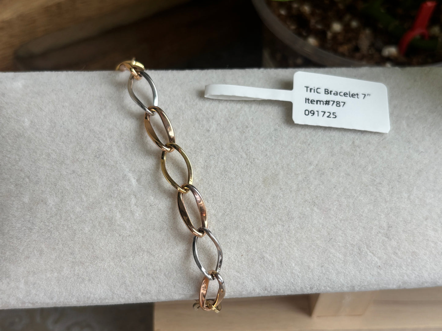 18K Real Gold Bracelet