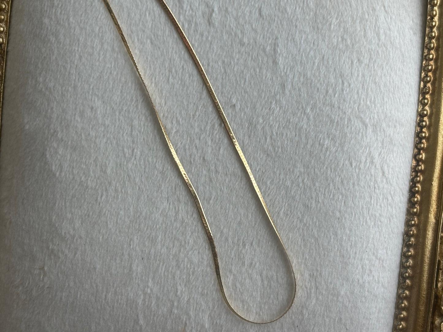 18K Real Gold Jade Chain 18