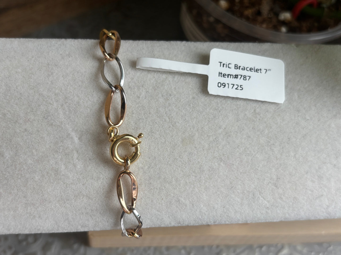 18K Real Gold Bracelet