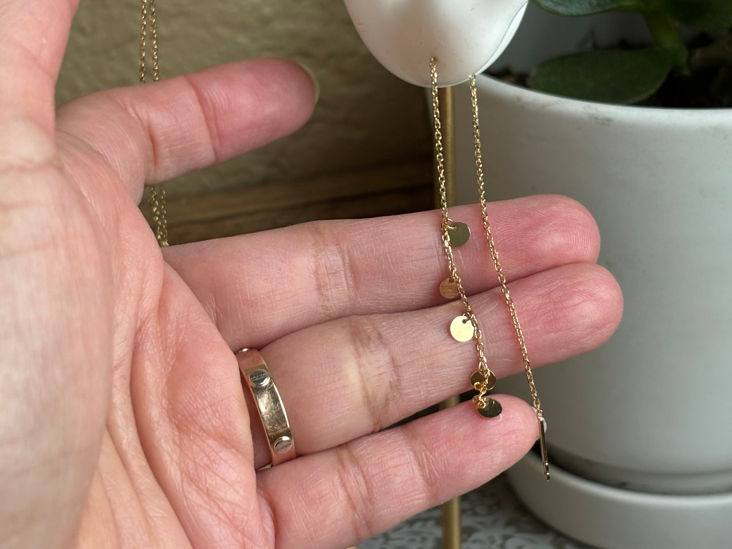 18K Real Gold