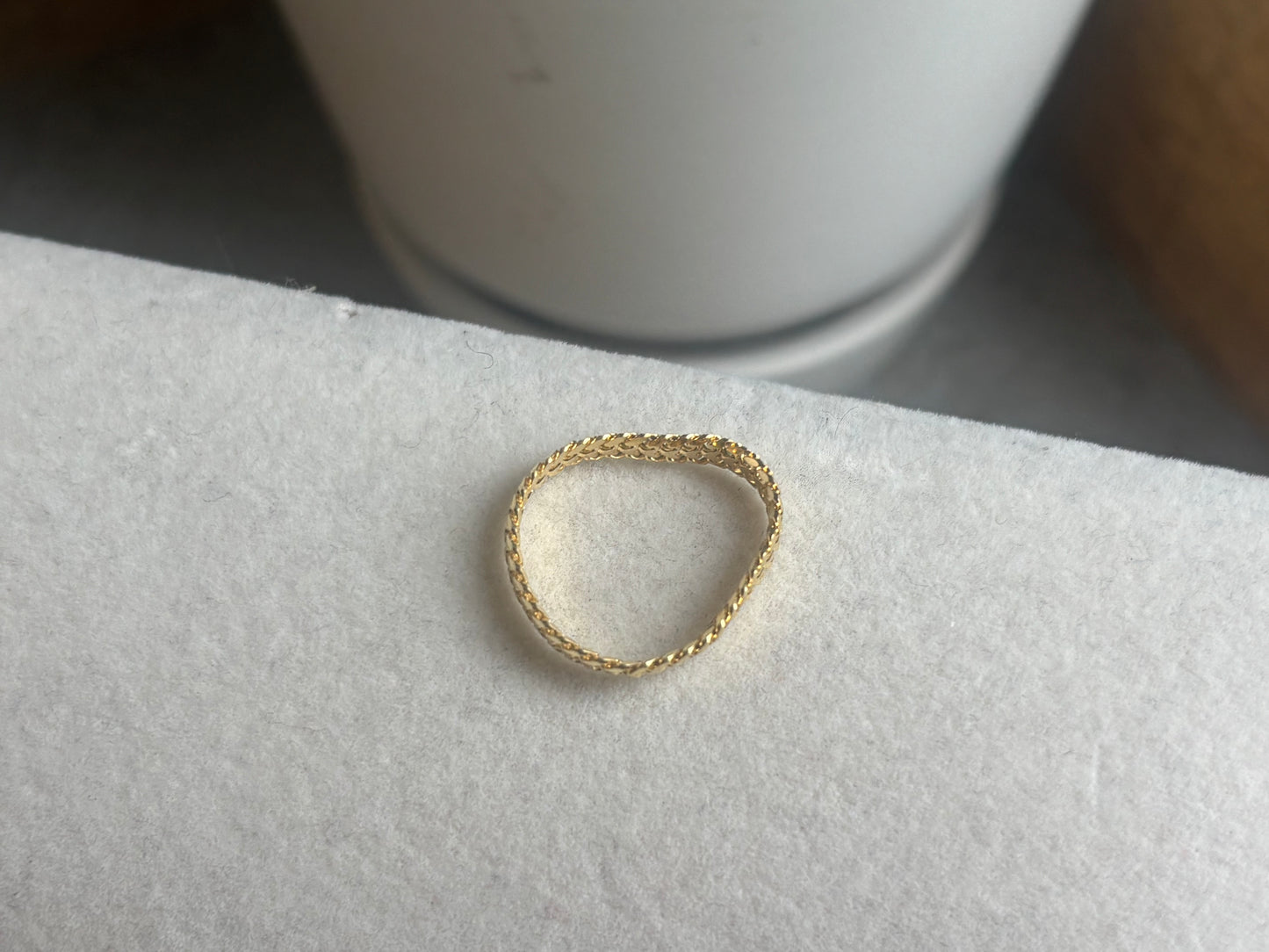 18K Real Gold Ring