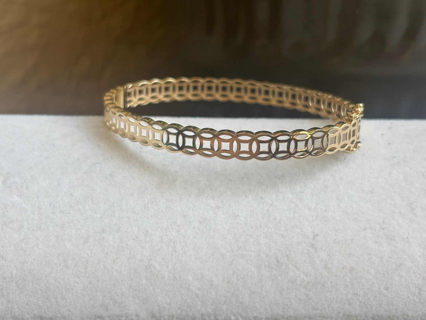 18K Real Gold Bangle