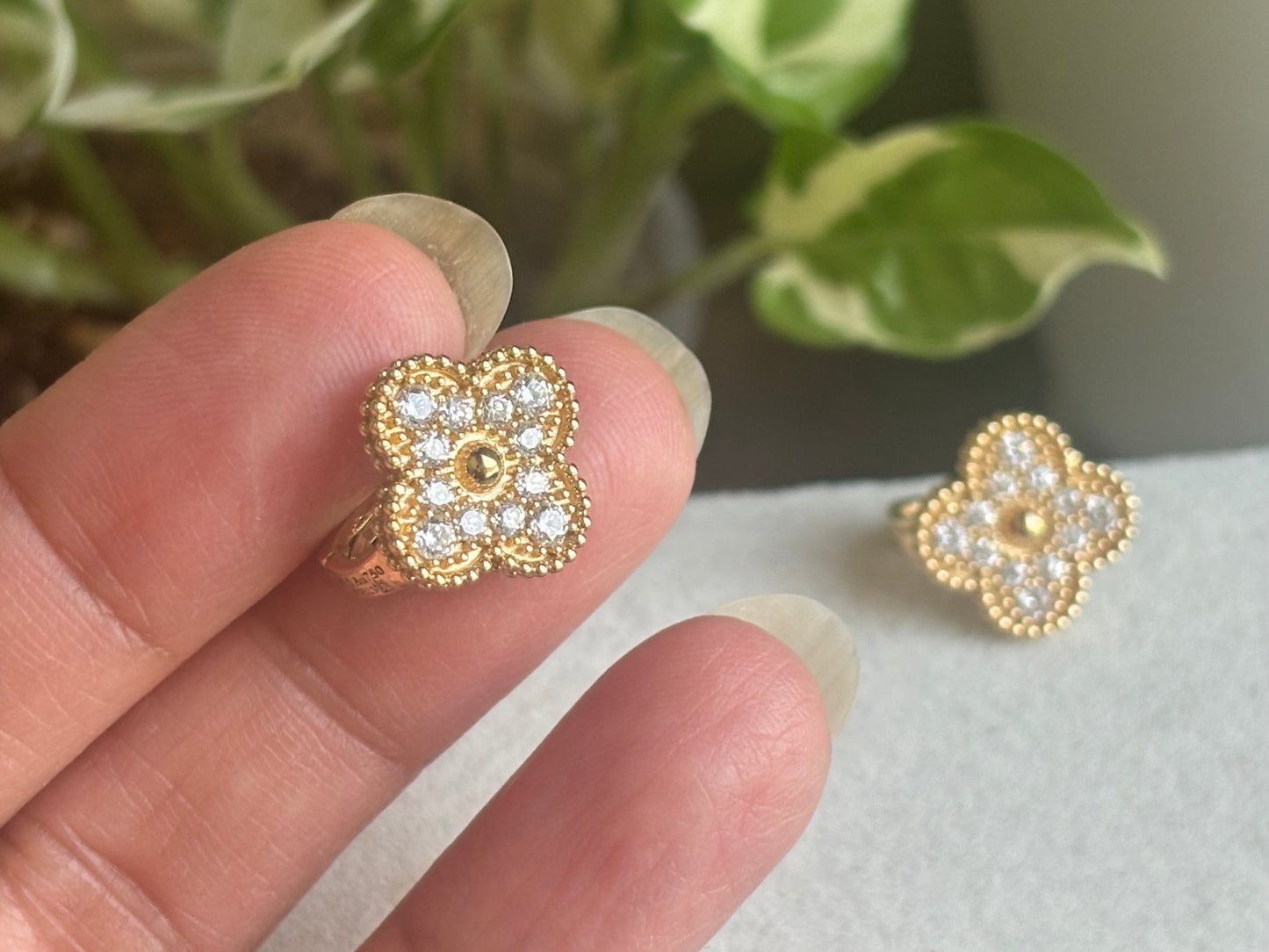 FOR HELEN ONLY! 18K Real Gold Earrings