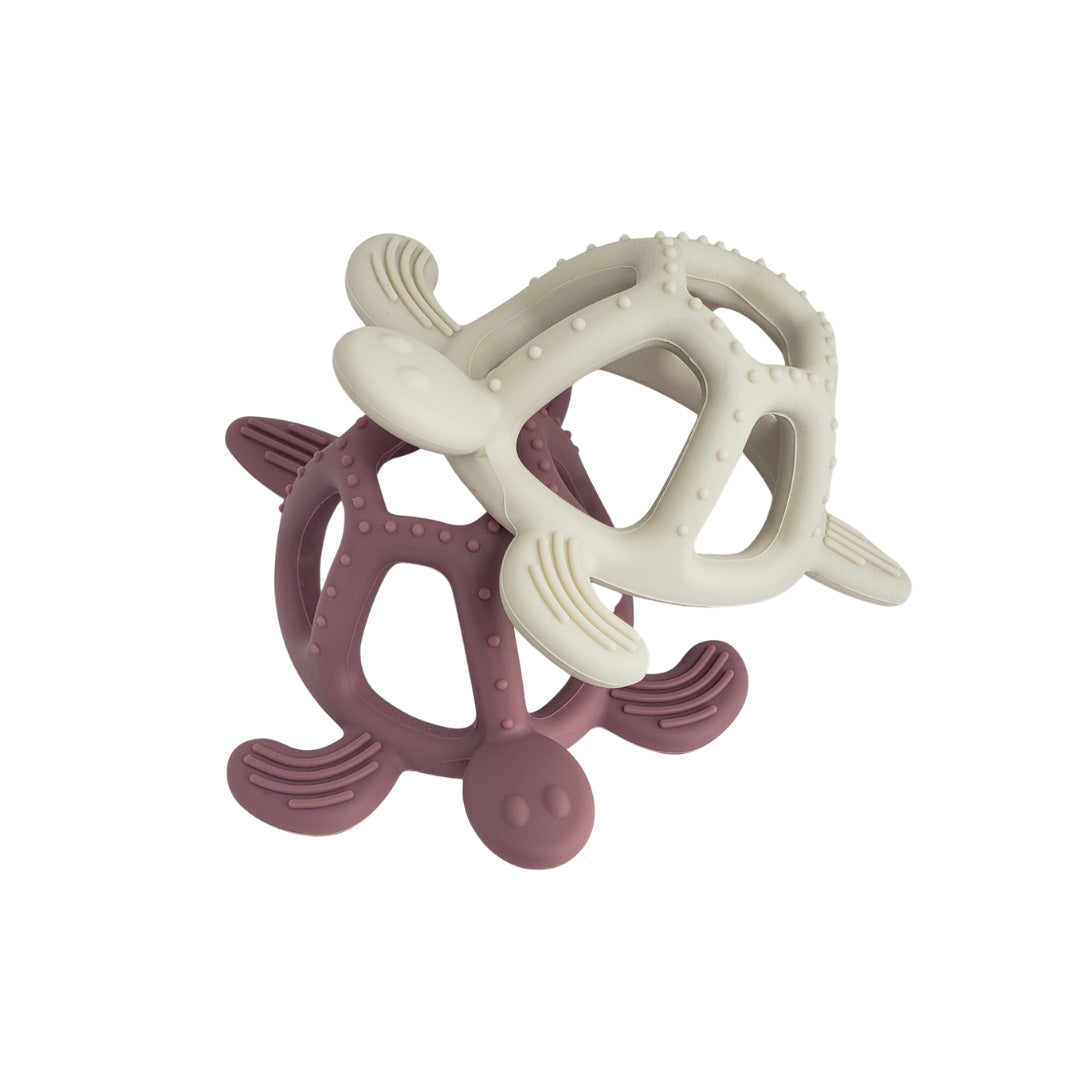 Premium Soft Silicone Sea Turtle Baby Teether - Multi-Color, BPA-Free, and Eco-Friendly
