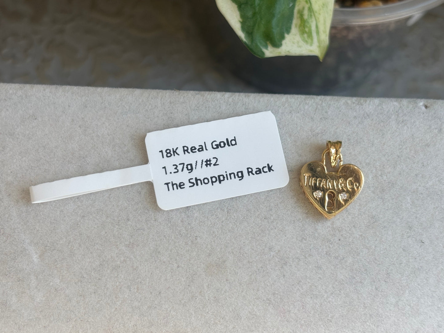 18K Real Gold Pendant #2