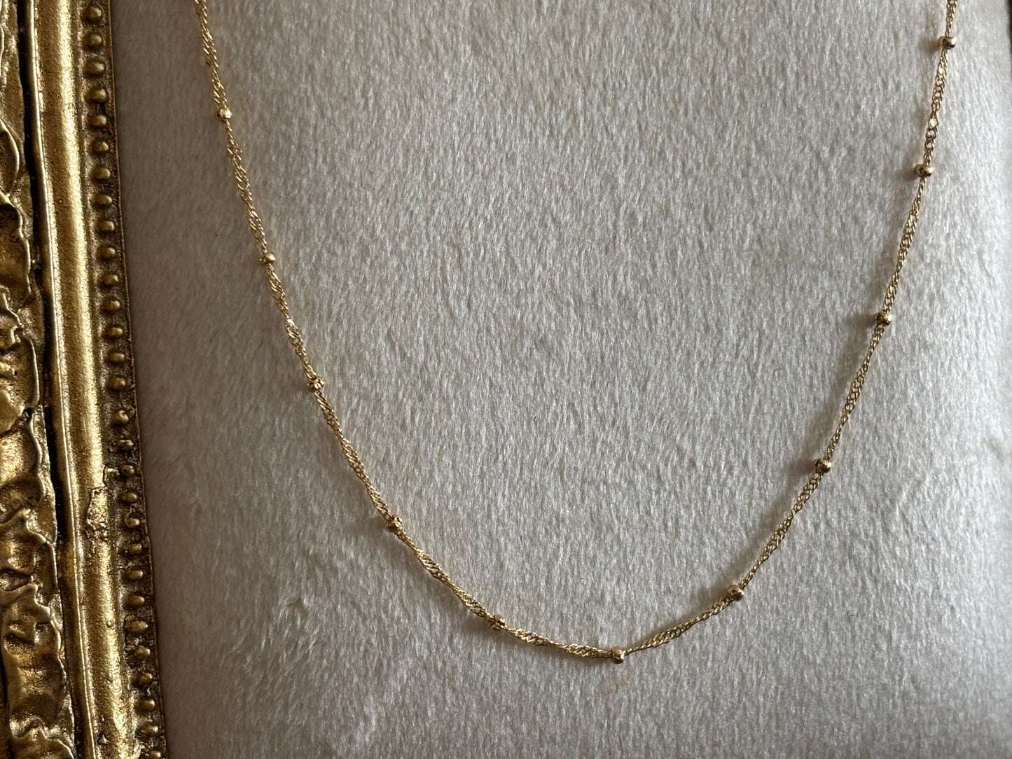 18K Real Gold Necklace